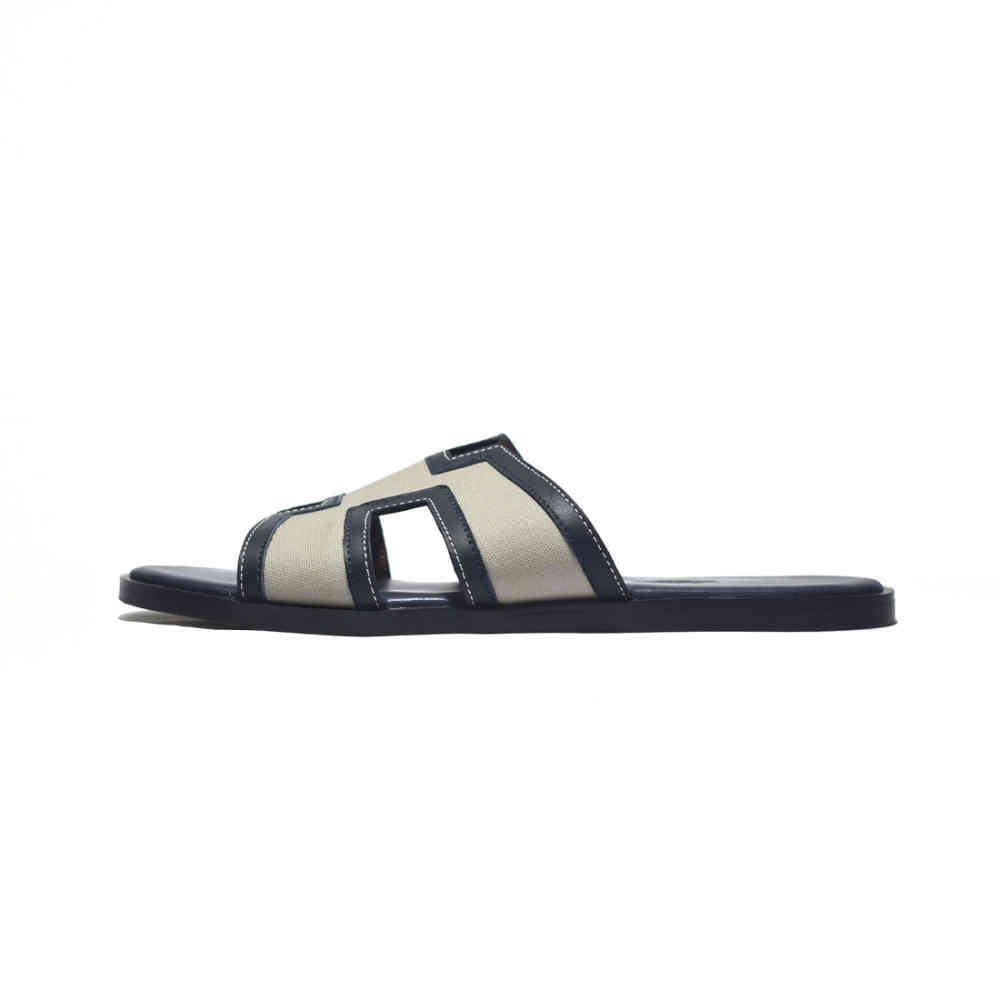 Hermes Blue Premium Quality Men's Flip-flops-thumb-1
