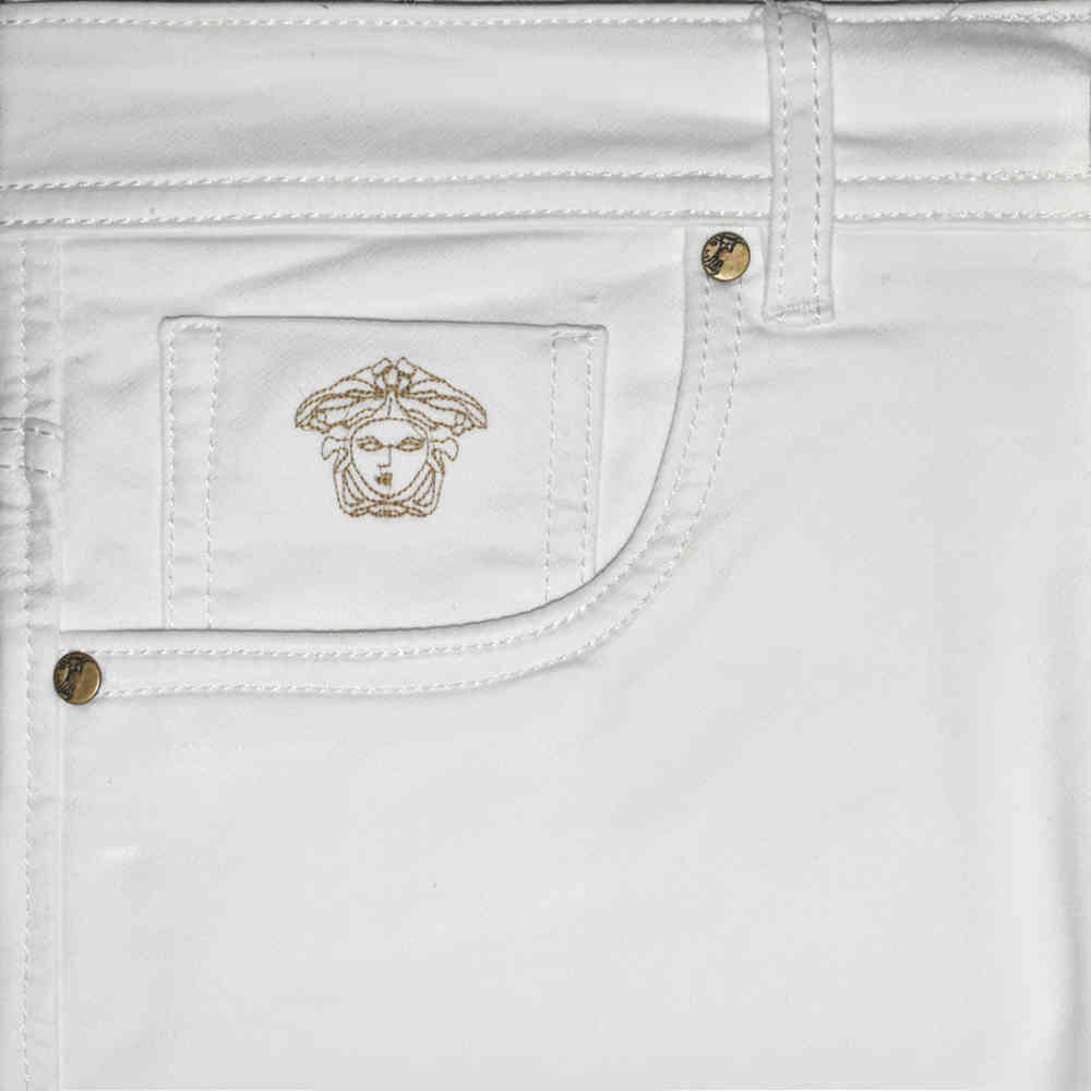 Versace White Premium Quality Jeans-2