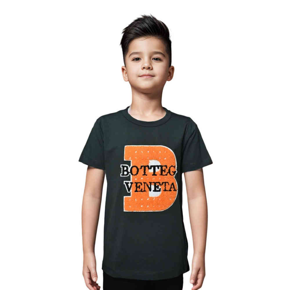 Green Bottega Veneta Light Green Premium Kids T-shirt