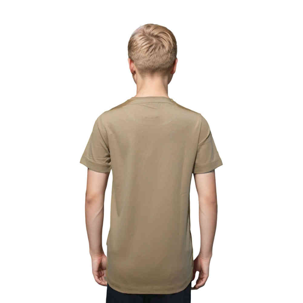 Burberry Label Print Brown Premium T-shirt-1