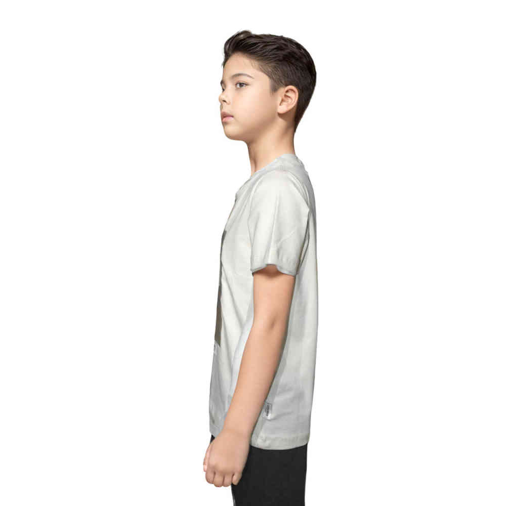 Burberry Label Print Cream Premium Kids T-shirt-2