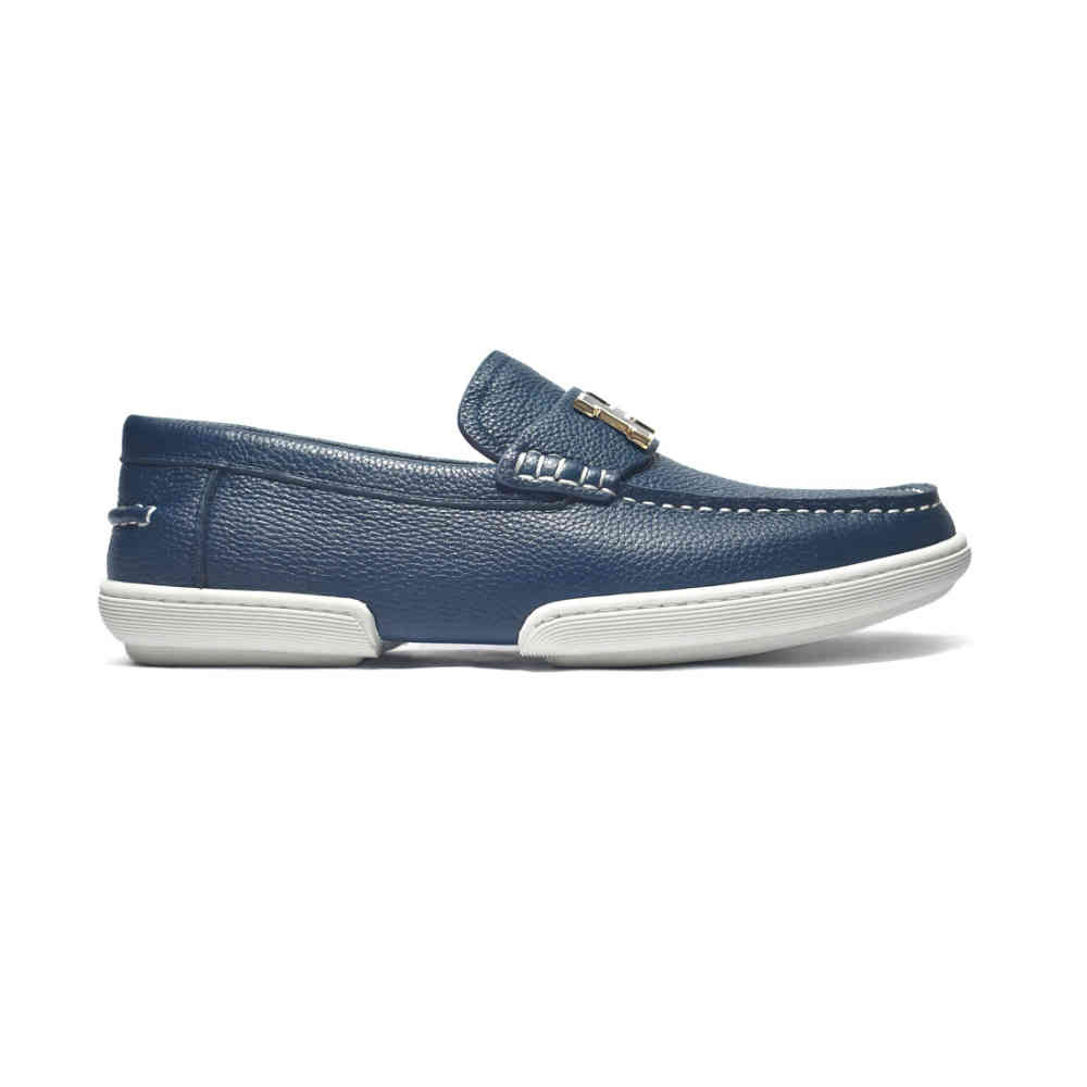 Hermes Blue Premium Luxury Casual Loafers-thumb-2