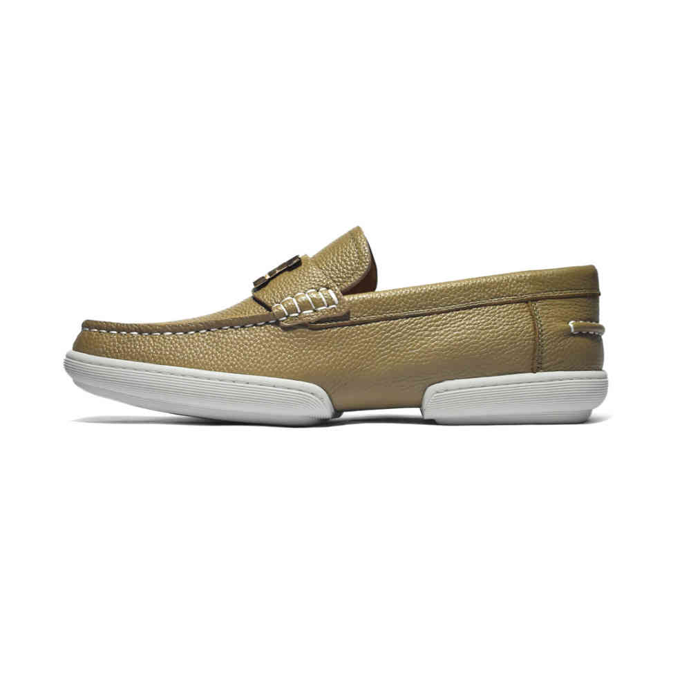 Hermes Light Brown Premium Casual Loafers-1
