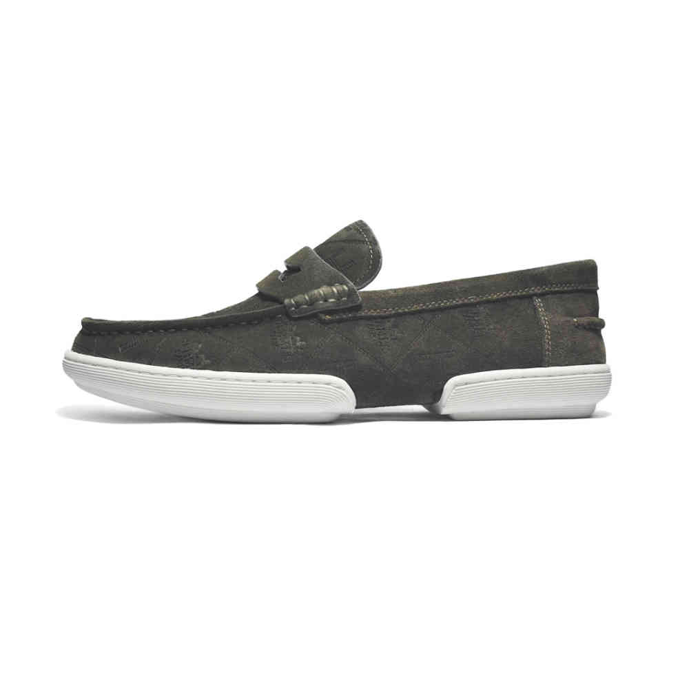 Hermes Green Premium Luxury Suede Loafers-1