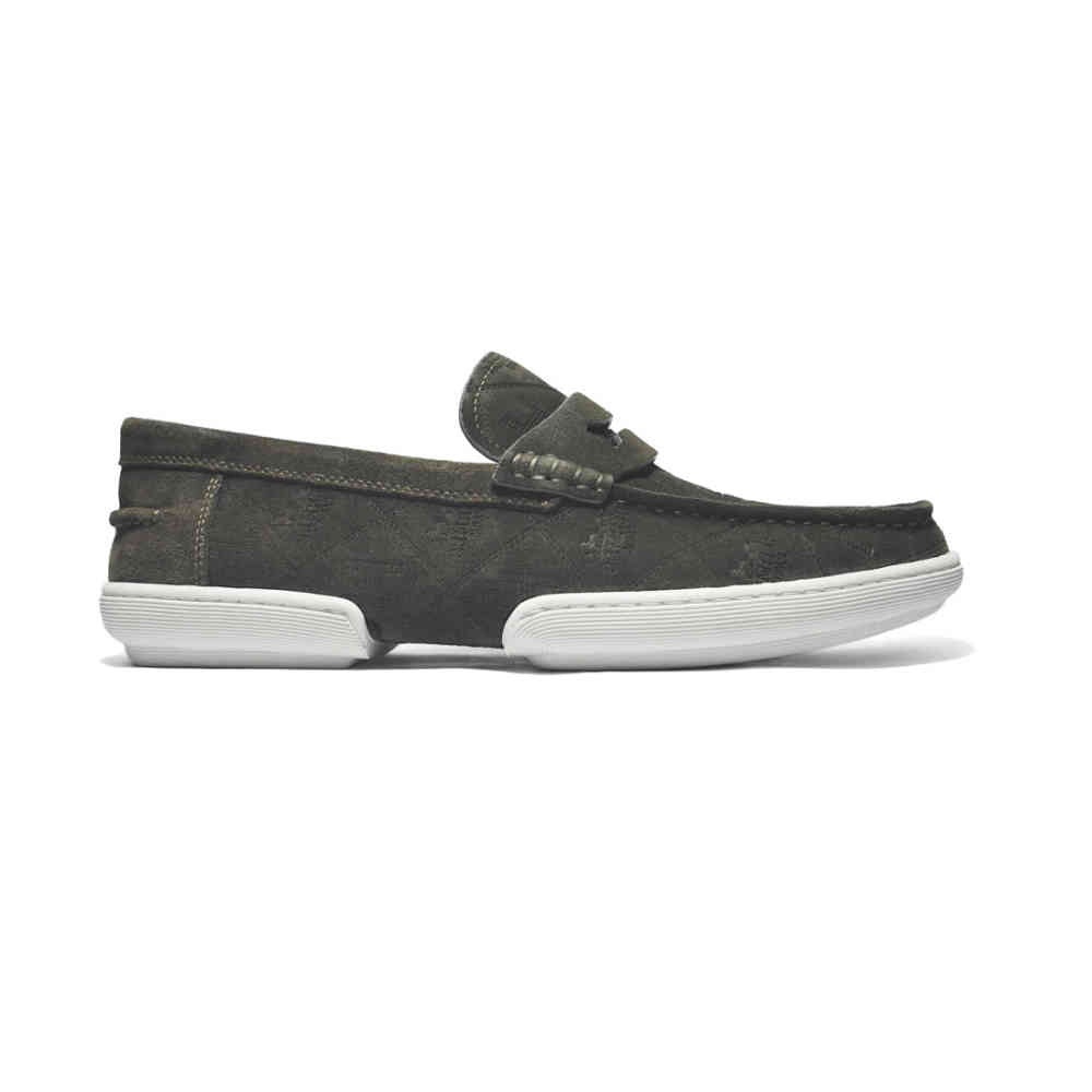 Hermes Green Premium Luxury Suede Loafers-2