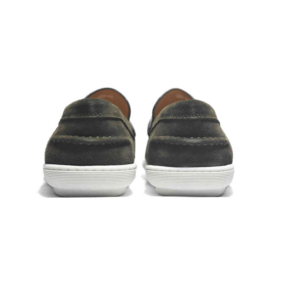 Hermes Green Premium Luxury Suede Loafers-4