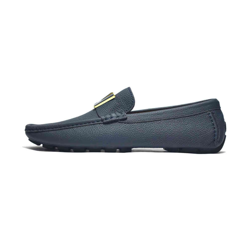 Louis Vuitton Blue Premium Quality Loafers-1