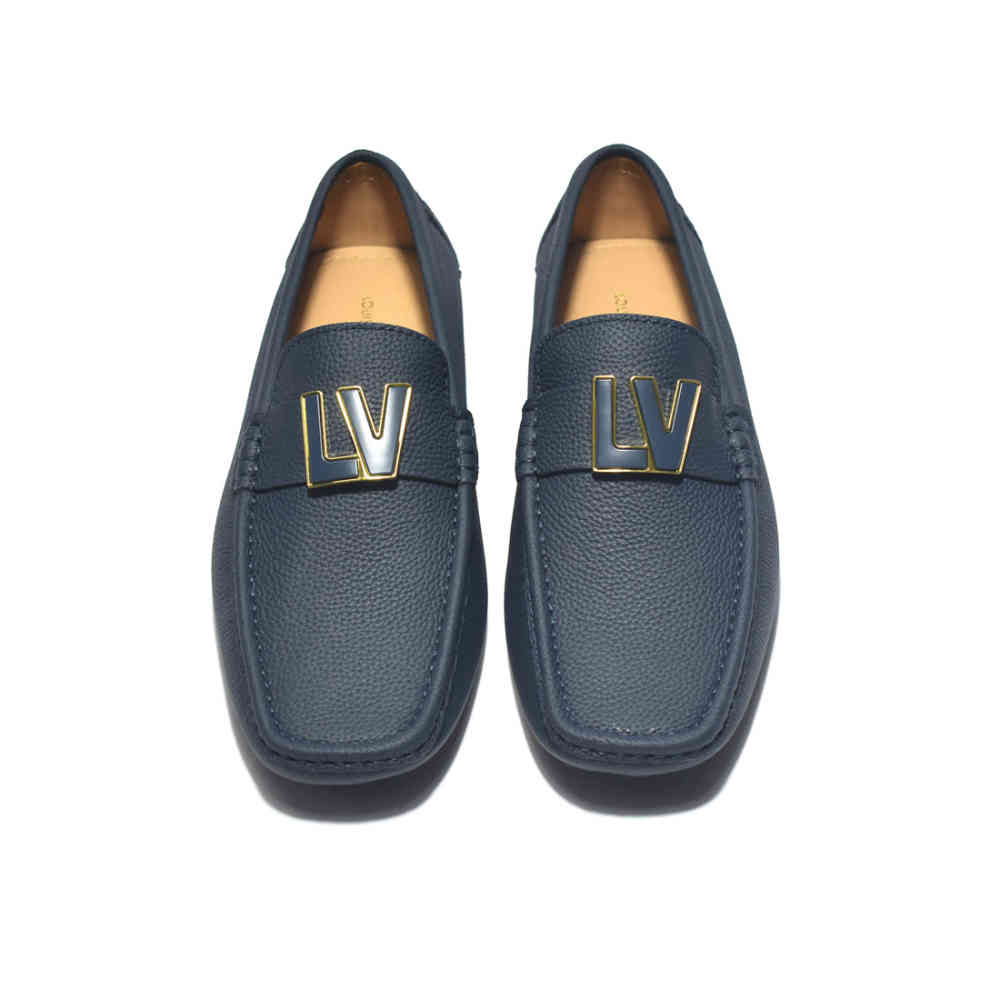 Louis Vuitton Blue Premium Quality Loafers-3