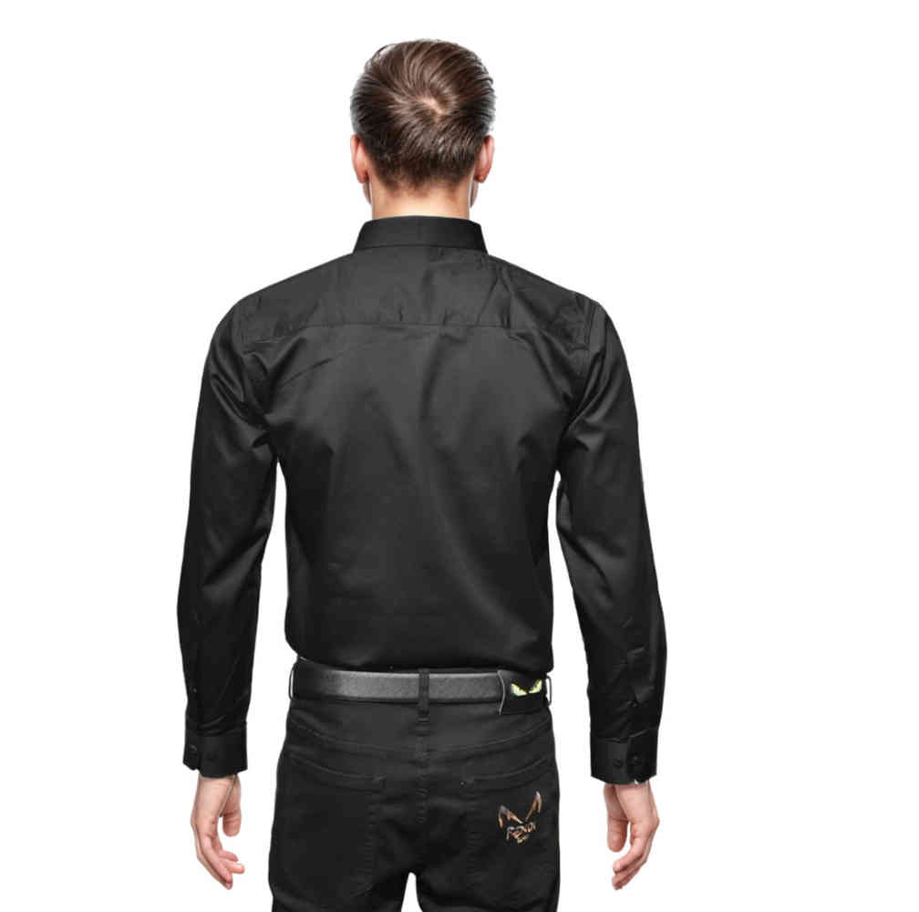 Dior Black Oblique Pattern Pocket Logo Shirt-1