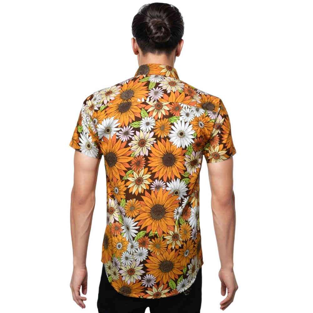 Zara Premium Orange Flower Quality Shirt-1