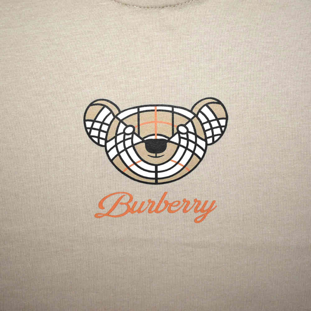 Burberry Roscoe Teddy Print Brown Kids T-shirt-3