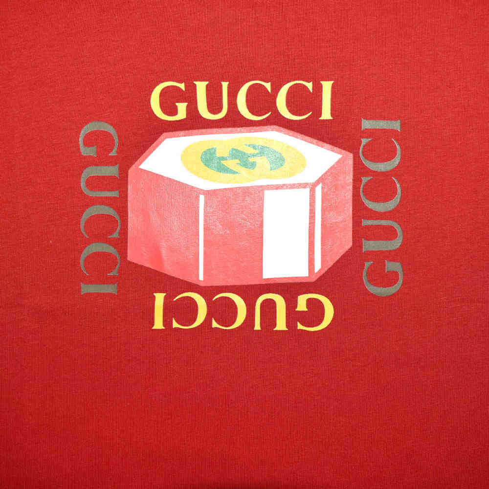 Gucci Print Red Premium Kids T-shirt-3