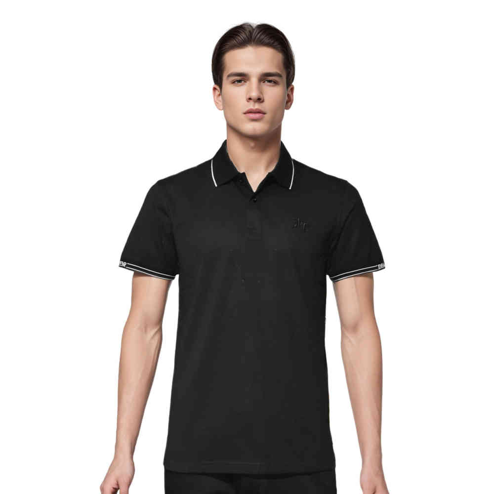 Black Dior Embroidered Grey Premium Quality T-shirt