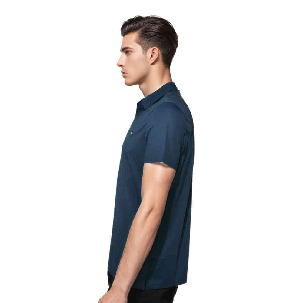 Versace Blue Premium Quality Polo T-shirt-2