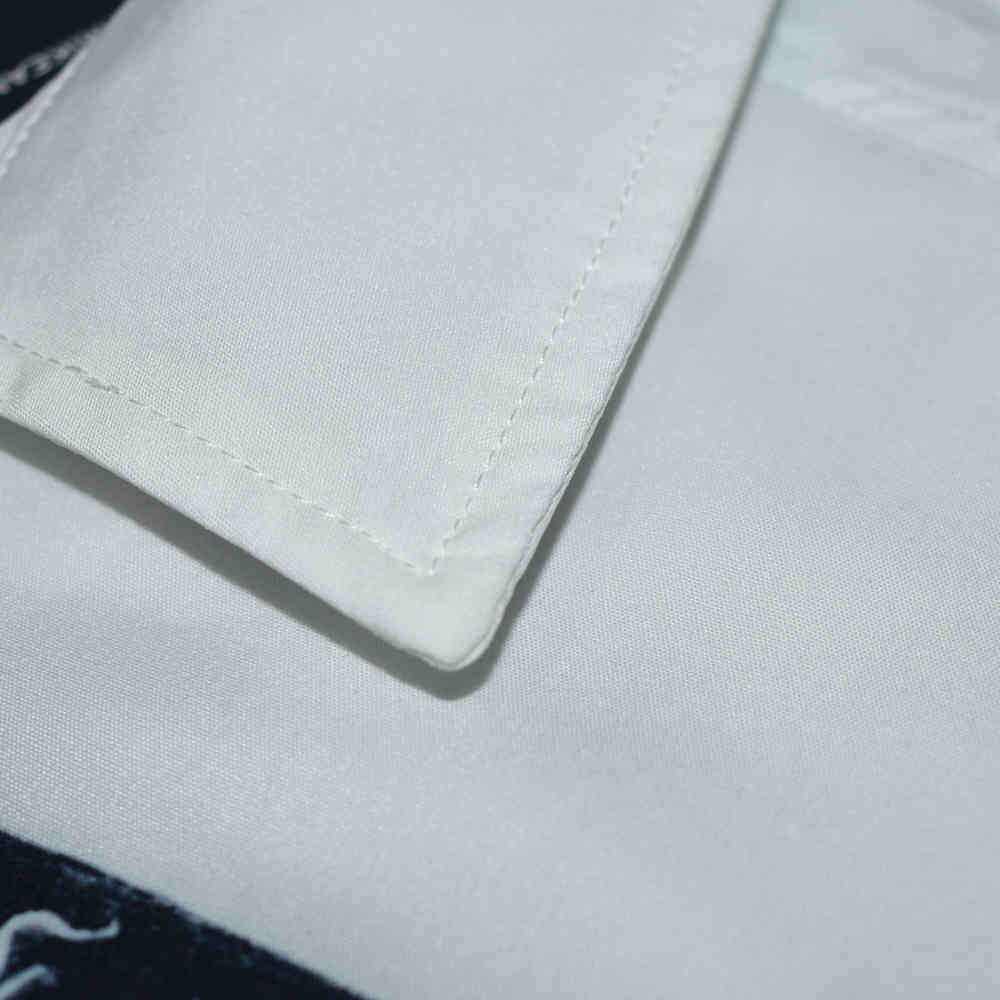 Amiri Sky Blue & White Premium Quality Half Sleeve Shirt-thumb-3