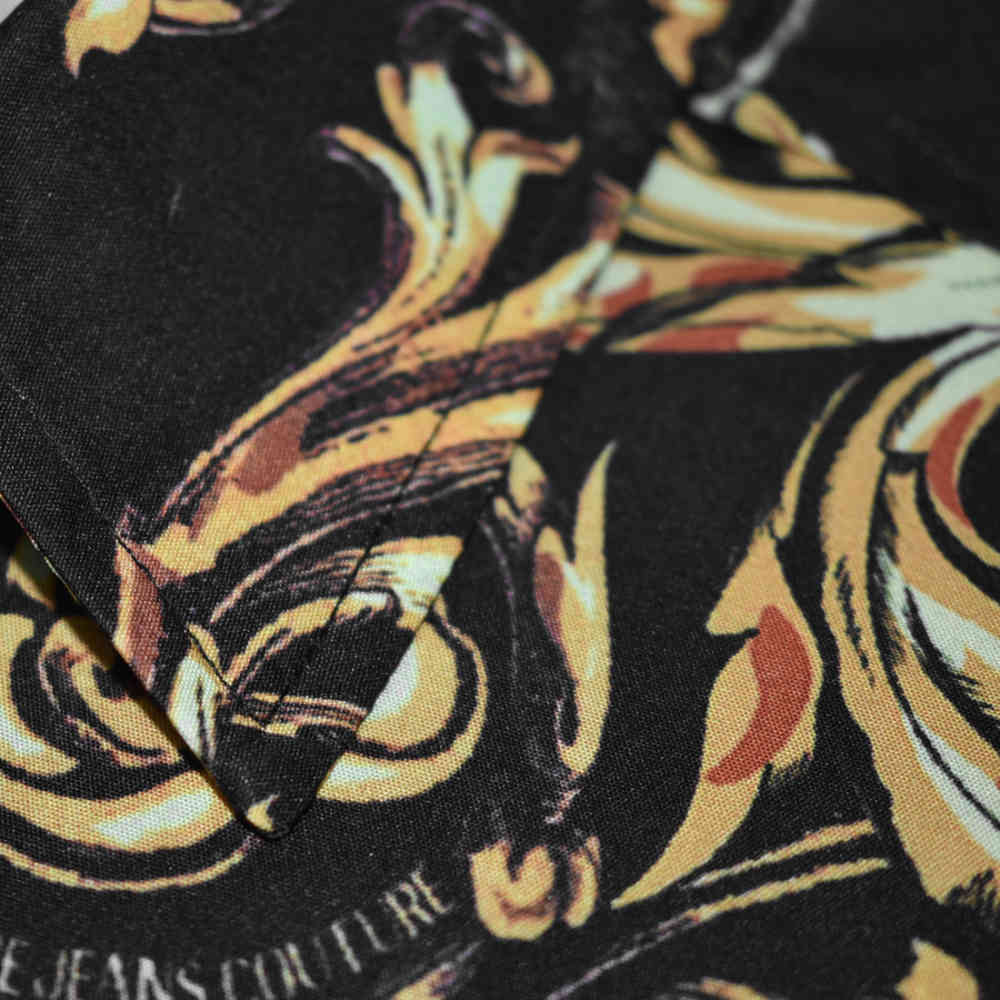 Versace Black & Yellow Premium Quality Shirt-3