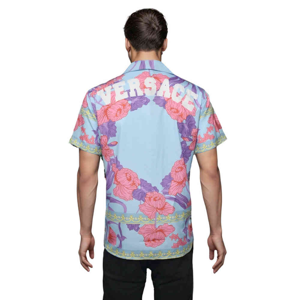 Versace Flower Printed Premium Quality Shirt-1