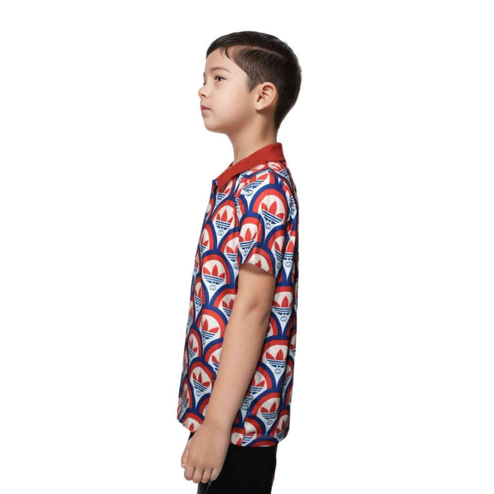 Adidas Red Premium Quality Kids T-shirt-thumb-2