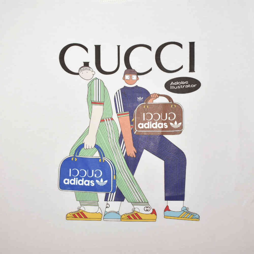 Gucci White Premium Girls Co-ord Set-thumb-3