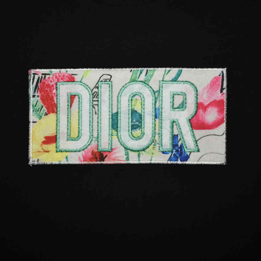 Dior Embroidered logo Black Premium Girls Co-ord Set-thumb-3