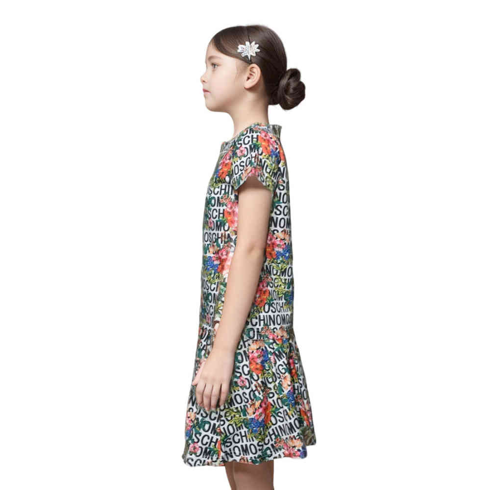 Moschino Black Floral Premium Girls Co-ord Set-thumb-2