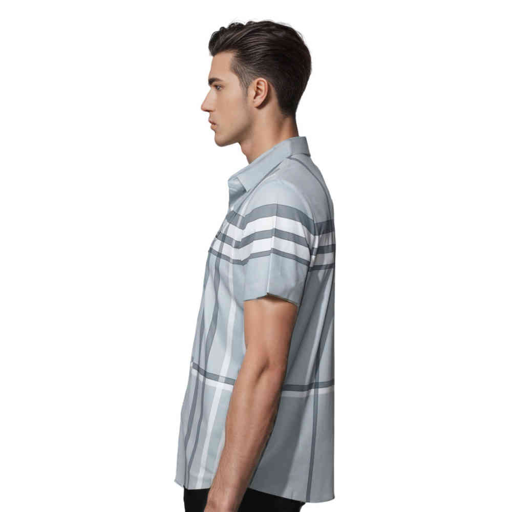 Burberry grey Checks Premium Shirt-2