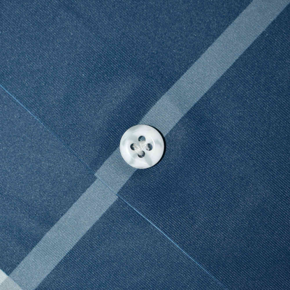 Burberry Blue Checks Embroidered Premium Shirt-thumb-5