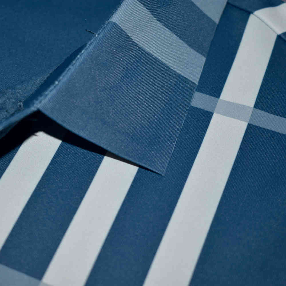Burberry Blue Checks Embroidered Premium Shirt-thumb-4
