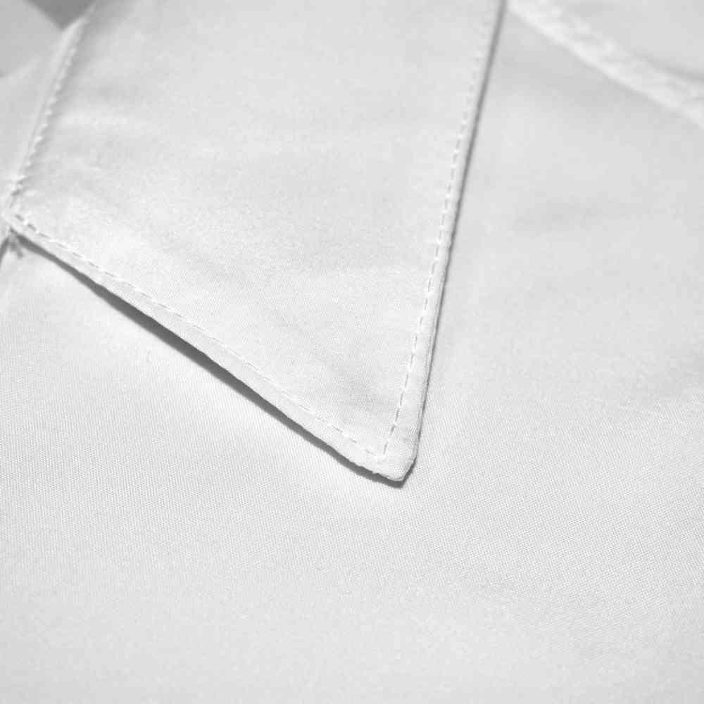 Burberry England White Satin Half Sleeves Shirt-thumb-3
