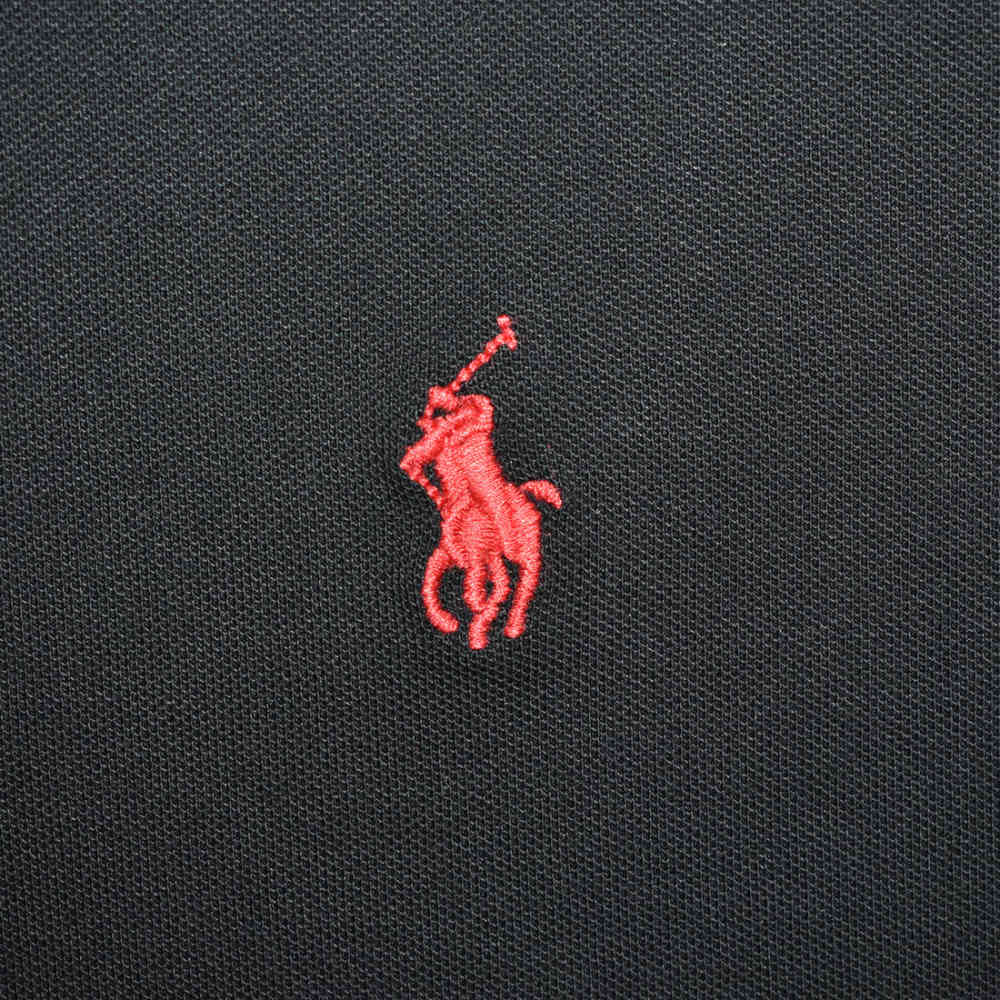 Ralph Lauren Embroidery Logo Black Premium Dress-4