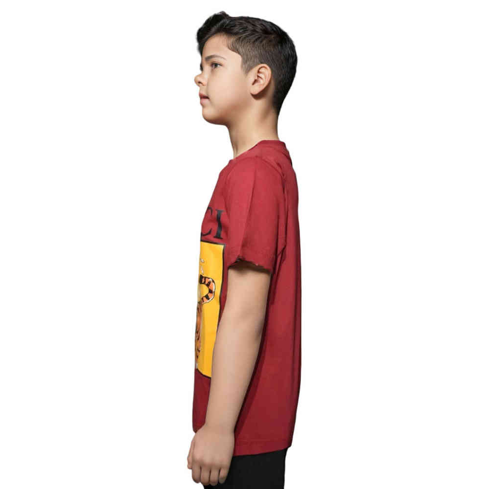 Gucci Logo Print Red Premium Kids T-shirt-thumb-2