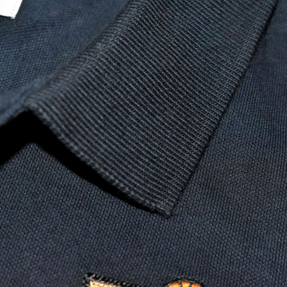 Burberry Tiger Embroidered Navy Blue T-shirt-4