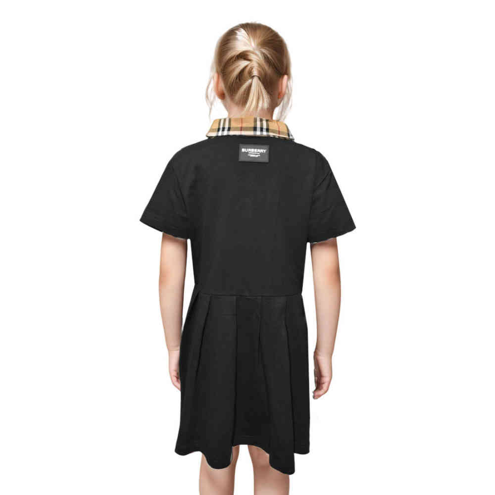 Burberry Black Premium Quality Girls Dress-1