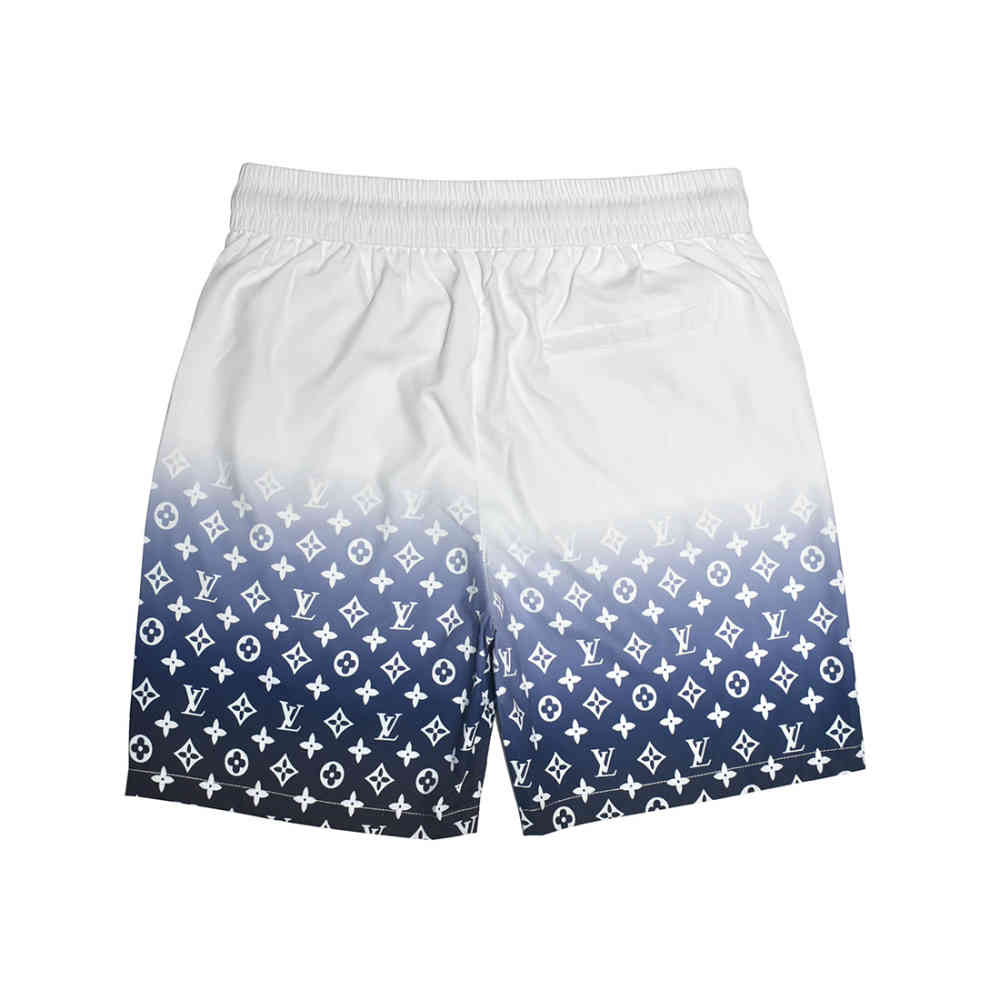 Louis Vuitton Gradient Monogram White & Blue mens Shorts-1
