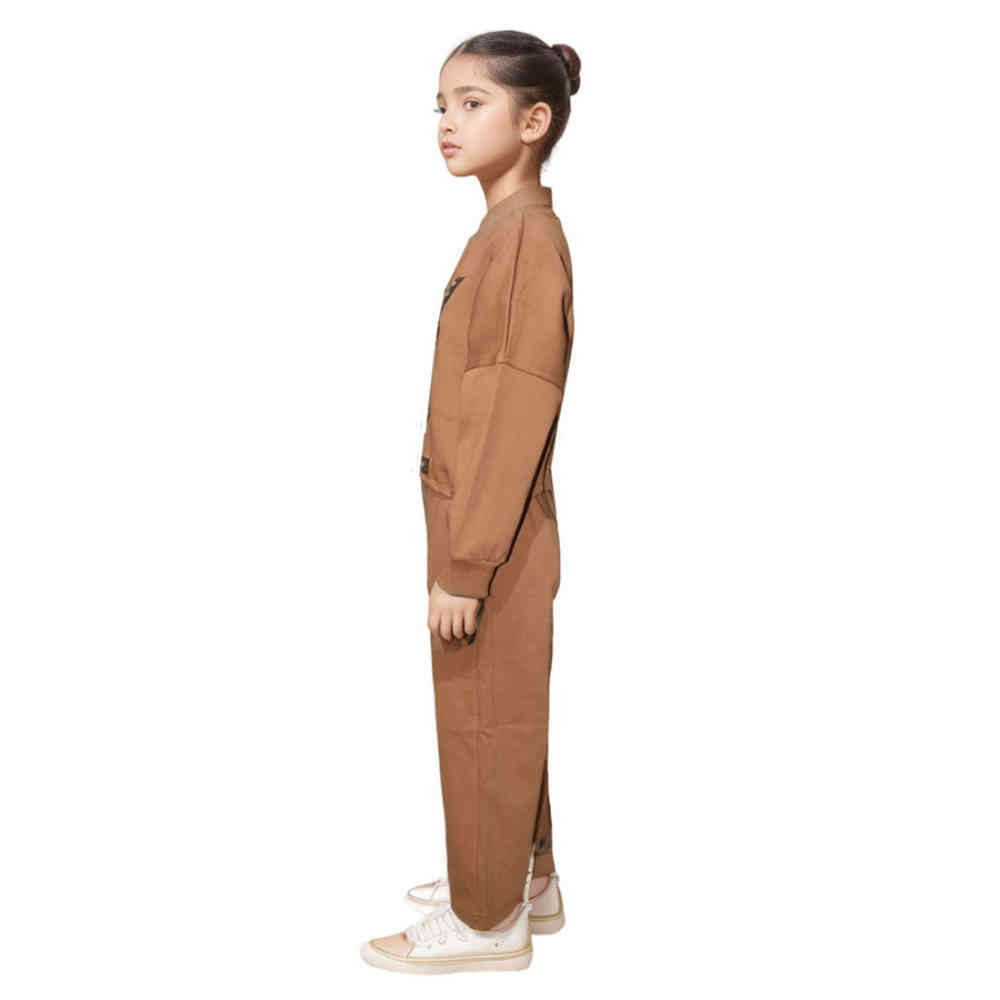 YSL Brown Premium Girls Co-ord Set-2