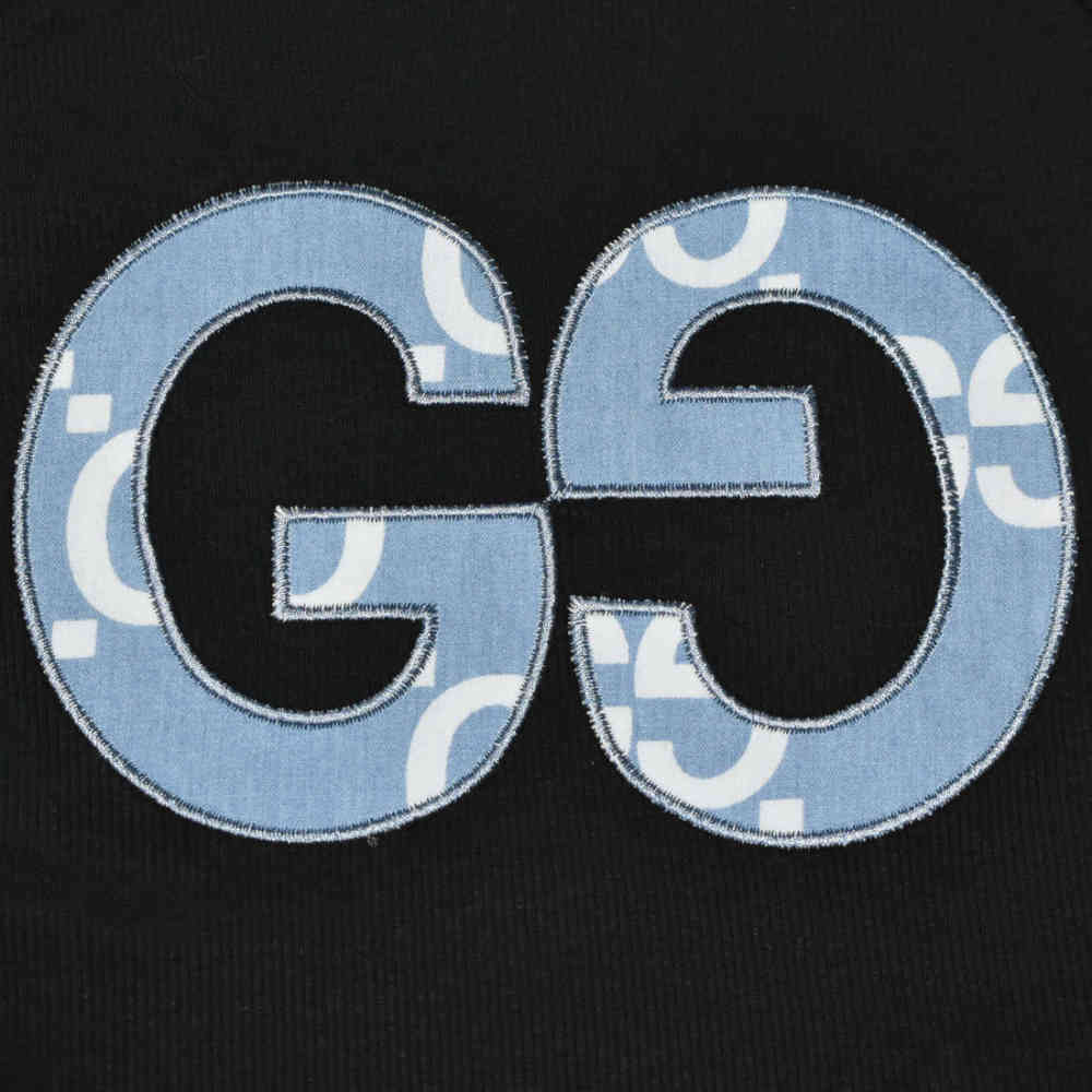 Gucci Embroidery logo Black Premium Girls Co-ord Set-thumb-3