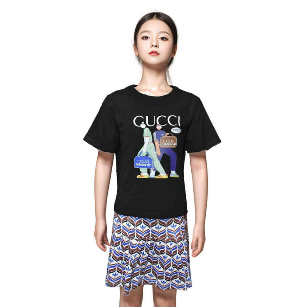 Black Gucci White Premium Girls Co-ord Set