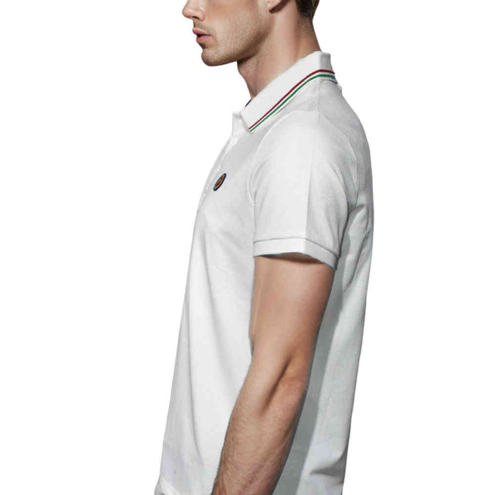 Gucci White Premium logo Embroidered T-shirt-thumb-2