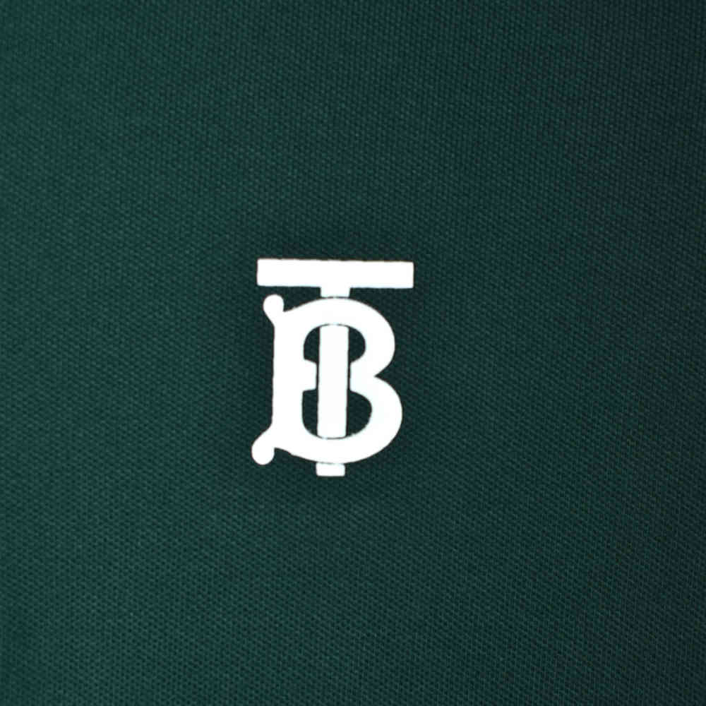 Burberry TB Print Dark Green Premium Quality Dress-3