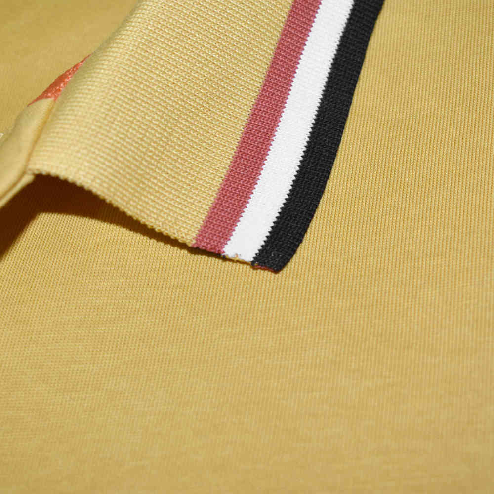 Hermes Yellow Premium Luxury Polo T-shirt-4
