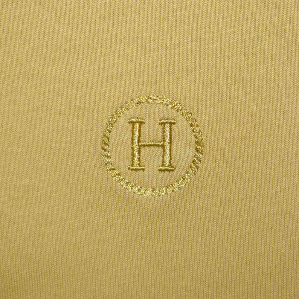 Hermes Yellow Premium Luxury Polo T-shirt-3