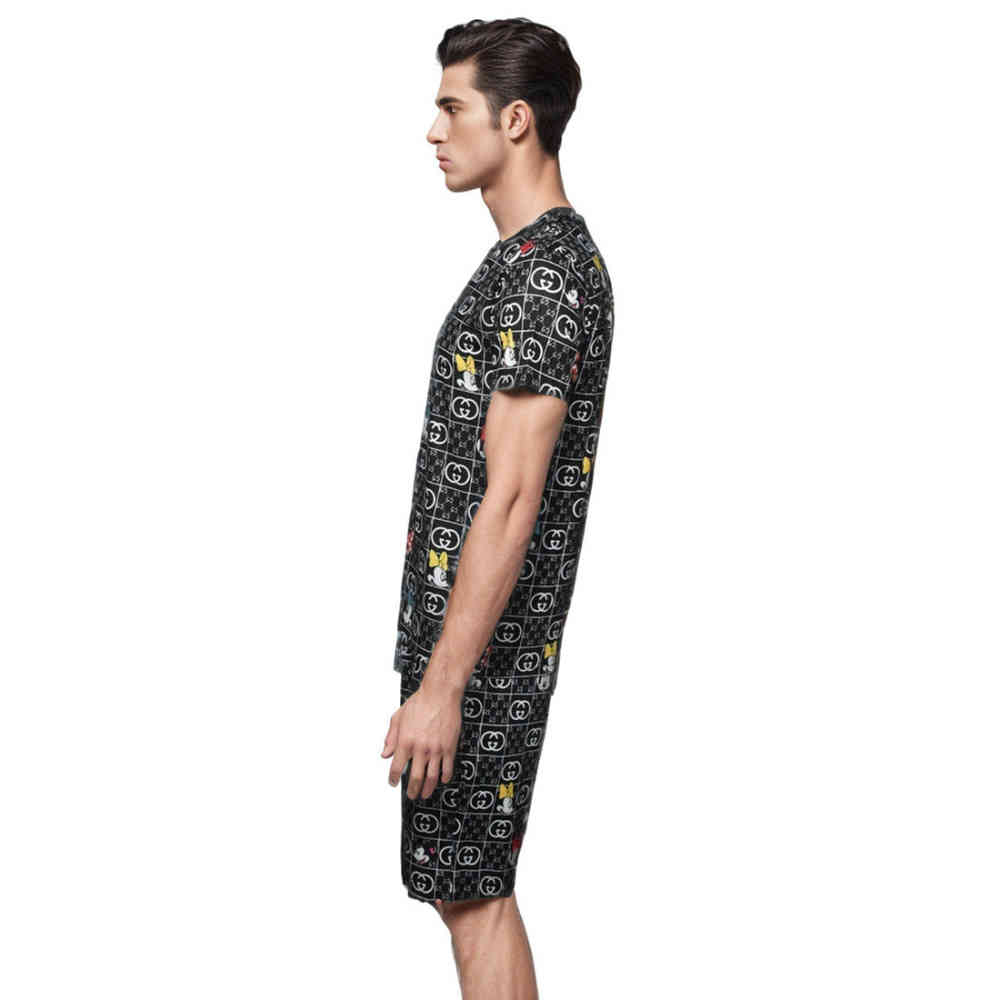Gucci Logo Printed Luxury Premium Shirt & Shorts Combo-1