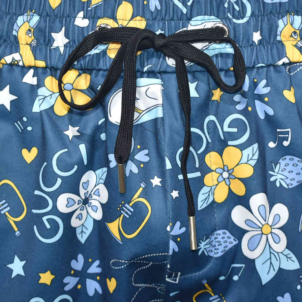 Gucci Print Premium Flower Pony Print Shirt & Shorts Combo-5