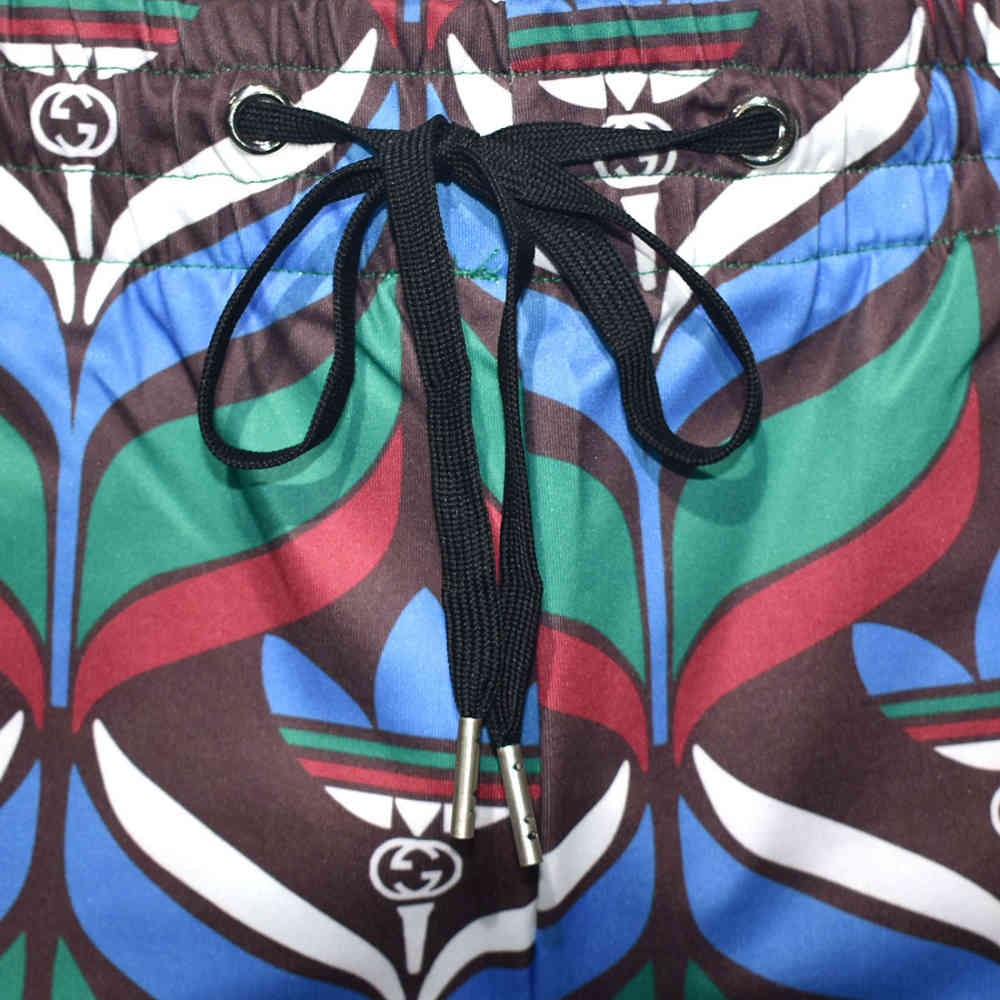 Gucci x Adidas Green & Red Premium Shirt & Shorts Combo-thumb-5