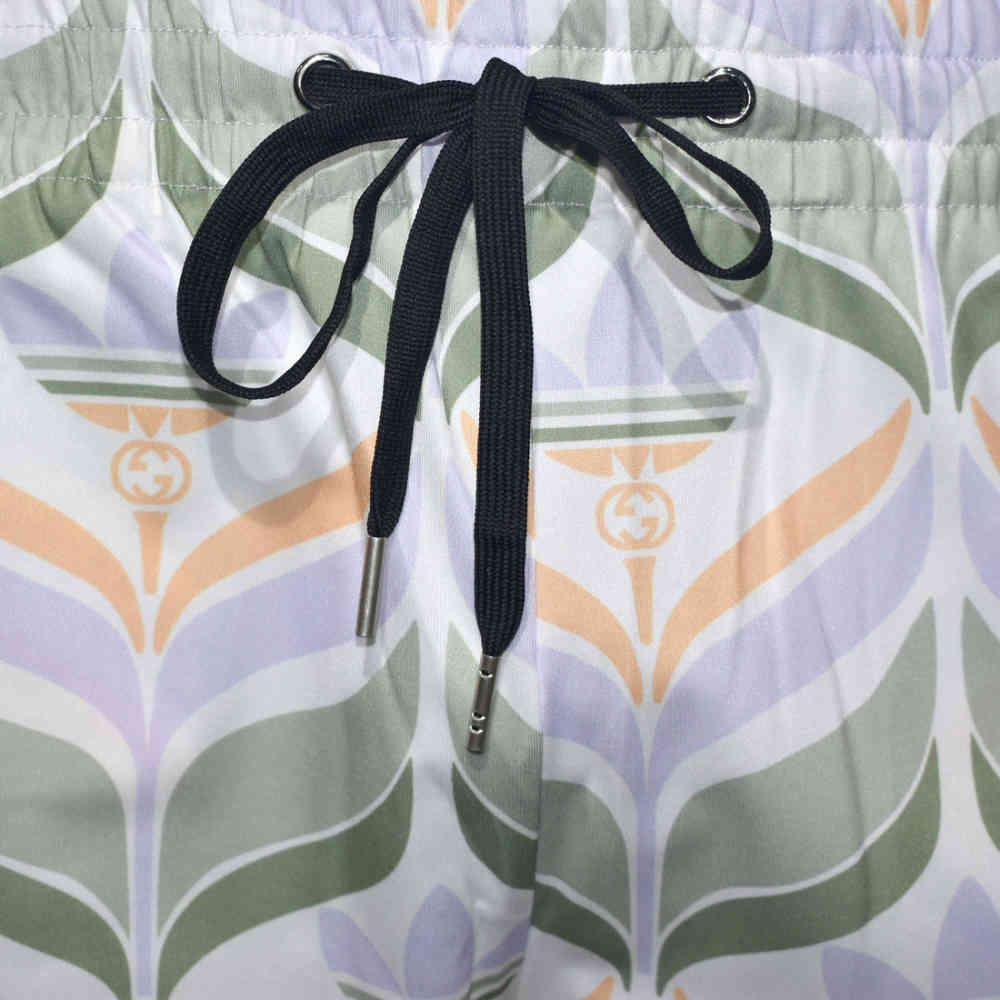 Gucci x Adidas White & Green Premium Shirt & Shorts Combo-thumb-5