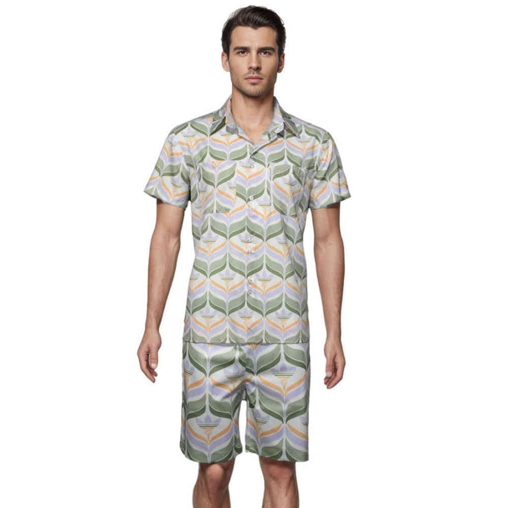 White & Green Gucci x Adidas Purple & Pink Premium Shirt & Shorts Combo