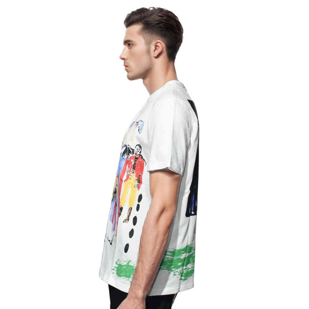 Amiri X Wes Lang Blood Printed White T-shirt-2