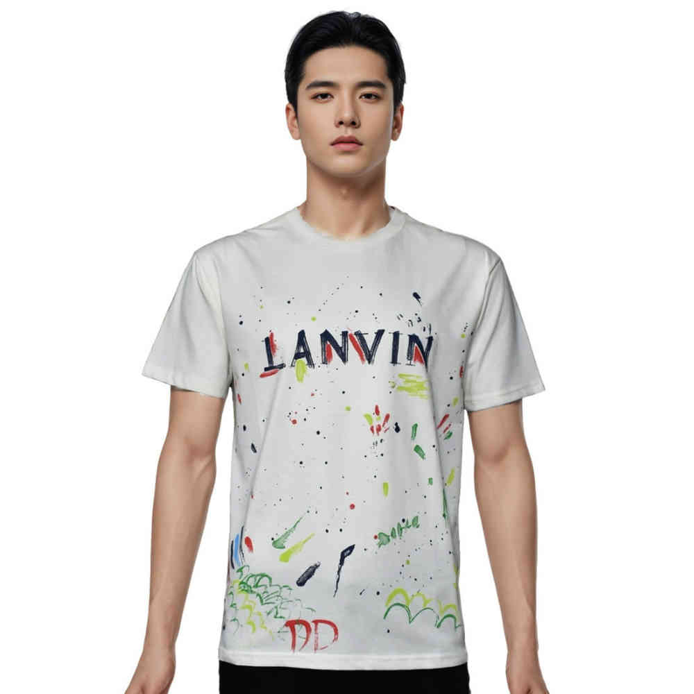 Lanvin White Premium Quality T-shirt-thumb-0