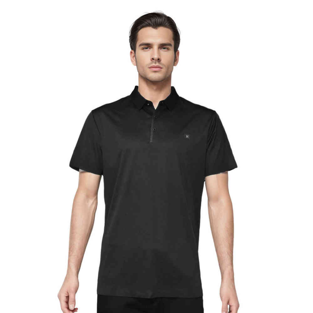 Black Hermes White Premium Quality Tees