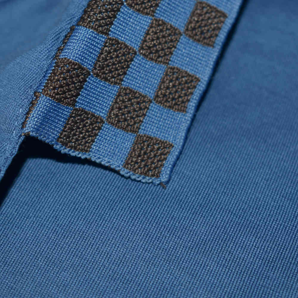 Louis Vuitton Logo Print Blue Premium Quality Polo Tees-4